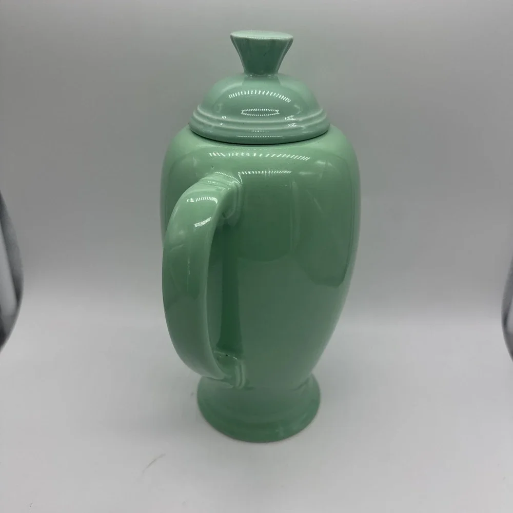 Fiesta Coffee Server Sea Mist With Lid Excellent Retired 36 Oz
